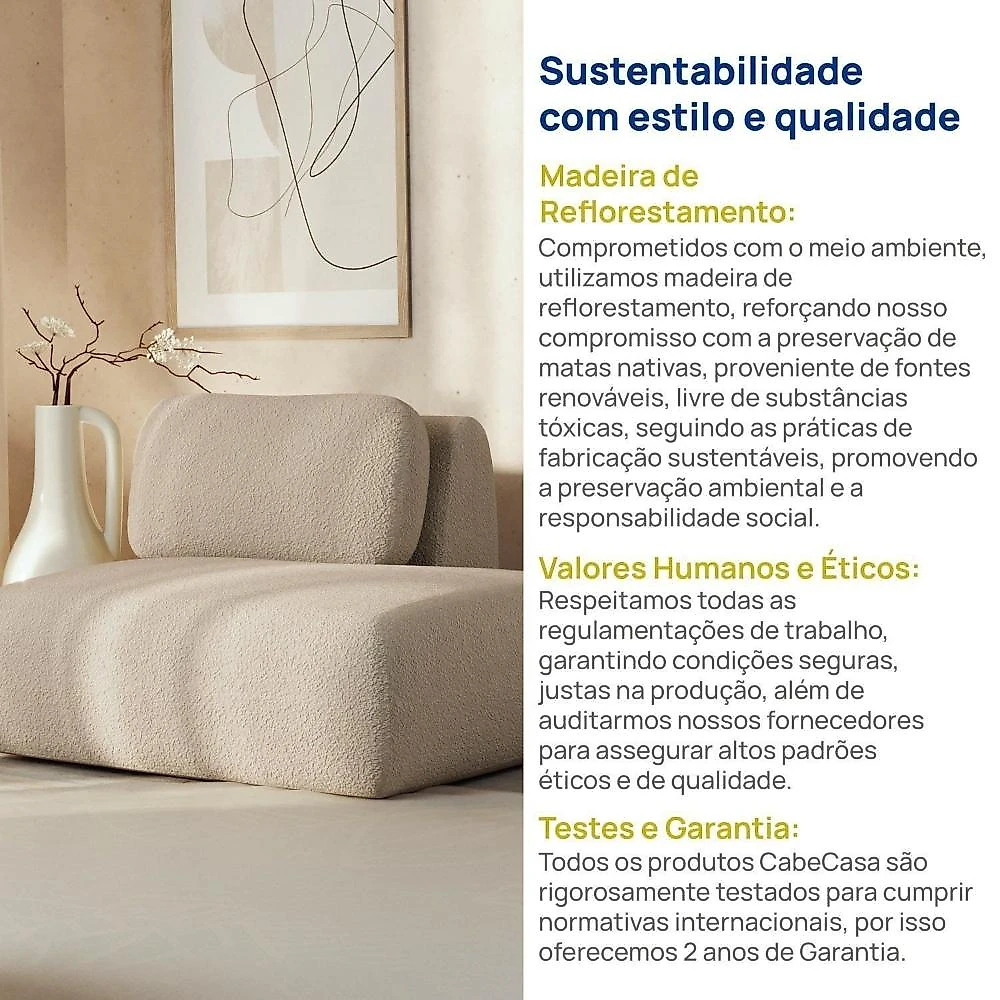 Sofá Modular Sumiê 80cm Direito Orla CabeCasa MadeiraOriginals Sofá Modular Sumiê 80cm Direito Orla Cabecasa Madeiramadeira Areia