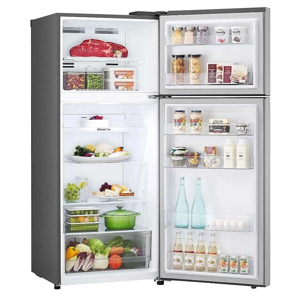 Geladeira LG Frost Free Inverter 375L Duplex Look GN-B372PFMB Inox 110V