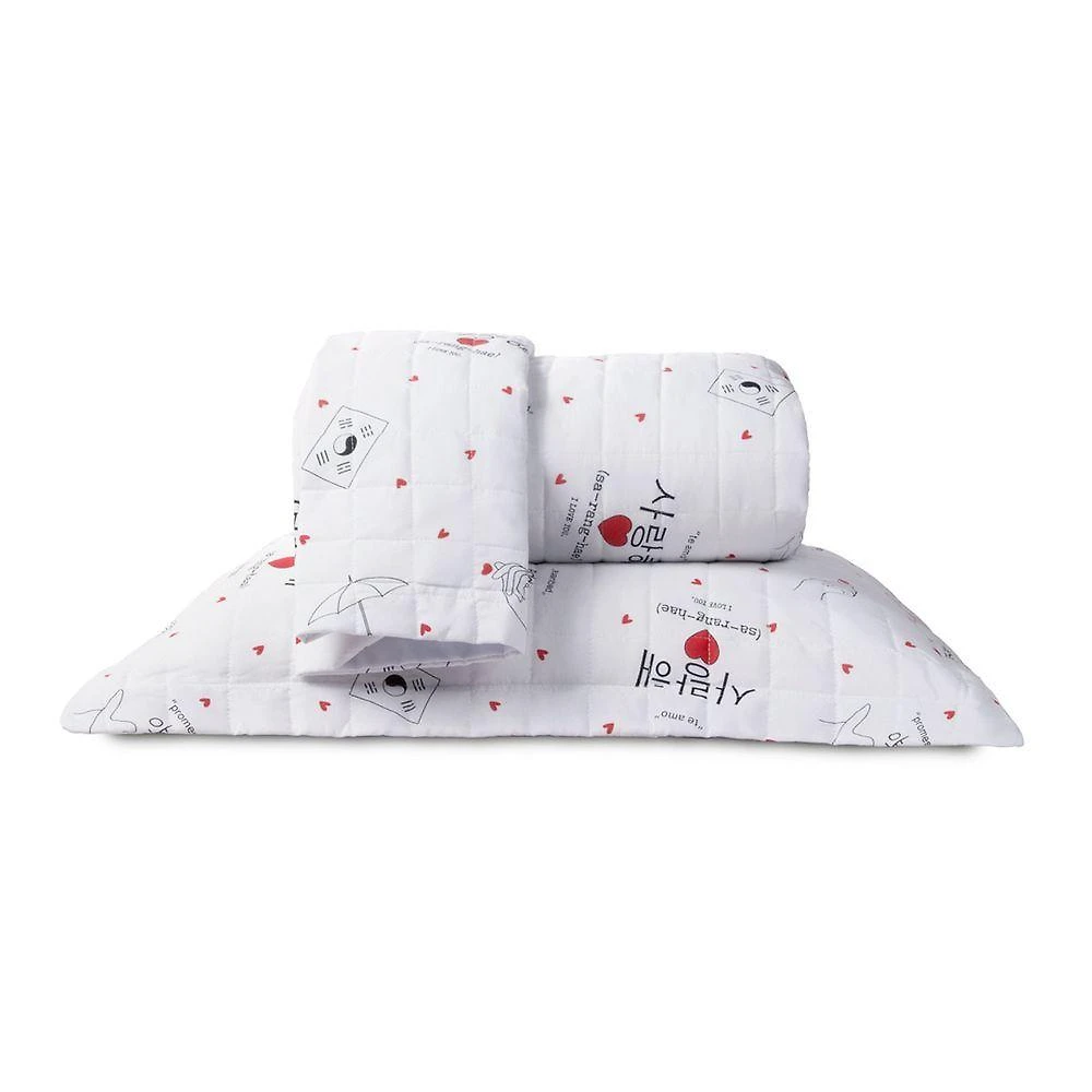 Cobre Leito Queen Essencialle Estampado 150 Fios 3 Peças - Dorameira