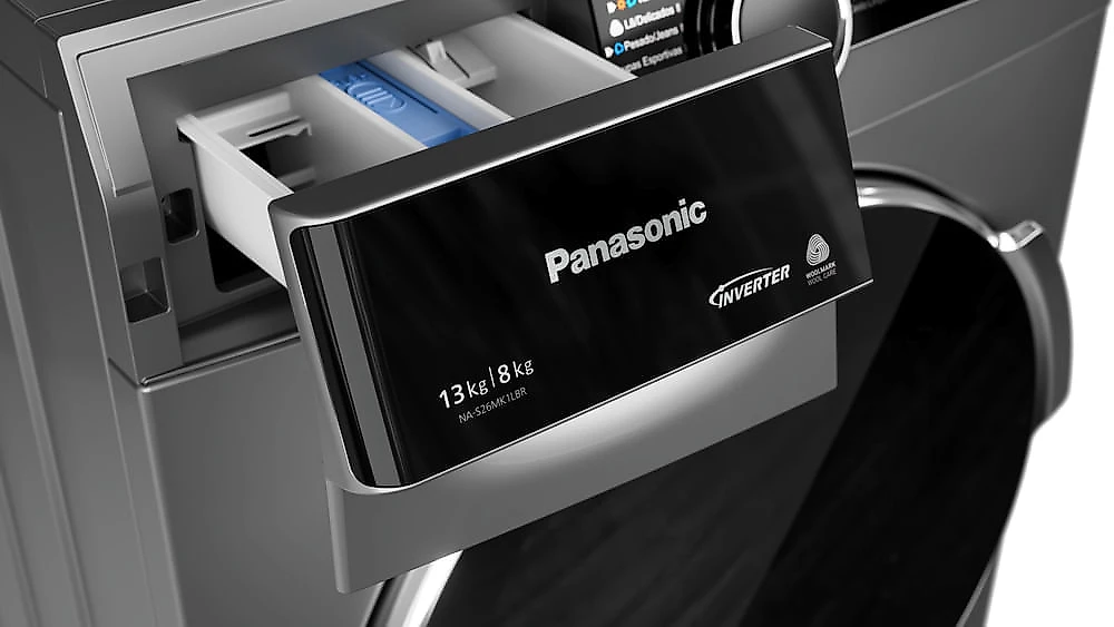 Miniatura Lava e Seca Panasonic 13kg/8kg Max Wash Função Vapor+ Antialérgico - NA-S26MK1LB NA-S26MK1LBR