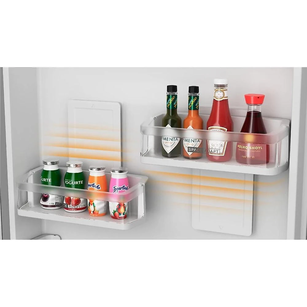 Geladeira Frost Free Duplex Brastemp Eclipse Collection A+++ 463L Black Inox Fresh Box e Cold Room BRM55FE 127V
