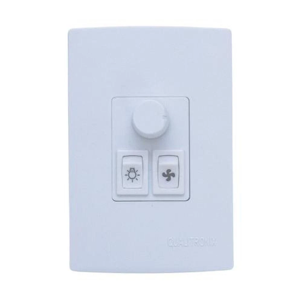 Controle para Ventilador e Lâmpada Qualitronix Kit com 1 Unidade para Ambientes Internos
