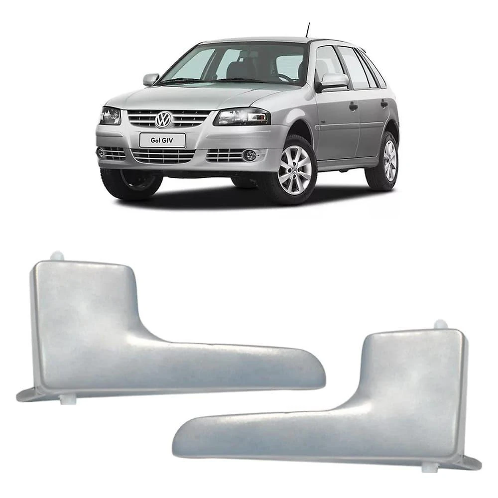 Maçaneta Interna da Porta Par Gatilho Gol G4 e Fox 2003 a 2009 Cinza Metal Universal Automotive