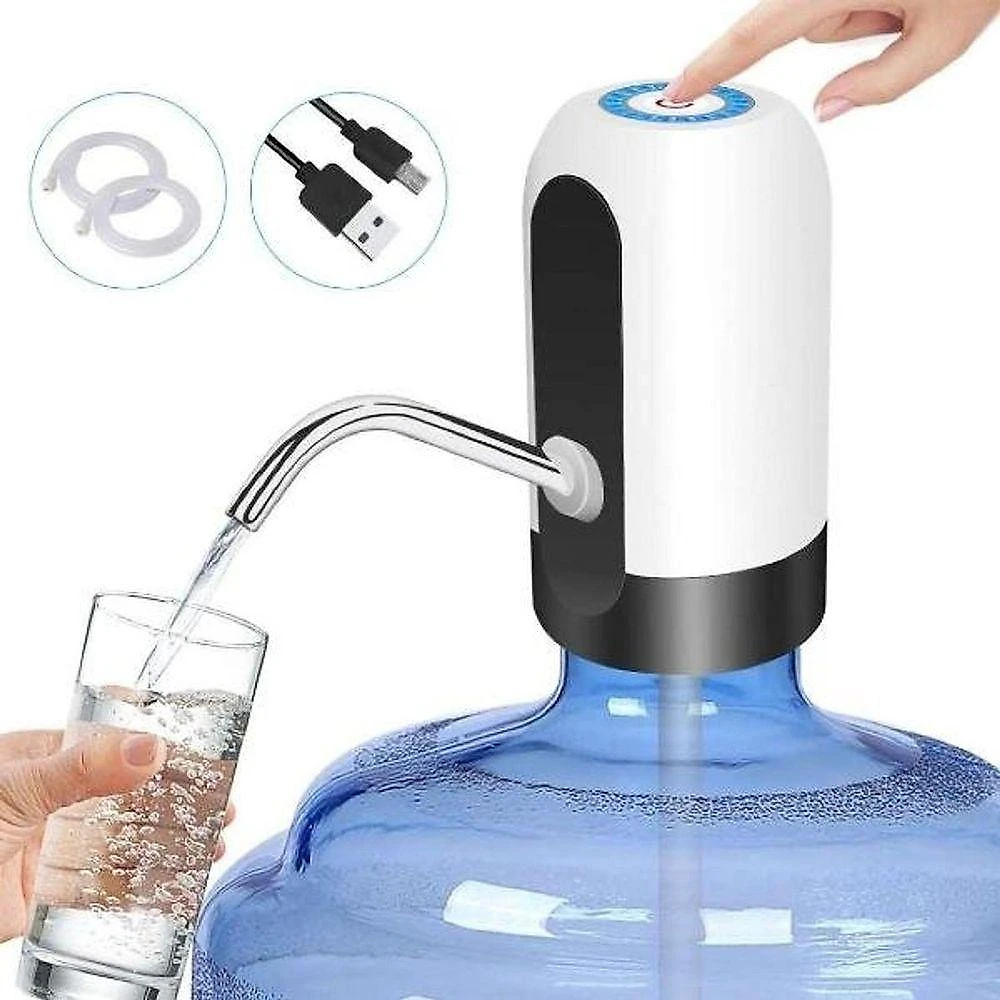 Bomba Elétrica Universal Para Galão De água Recarrgavel