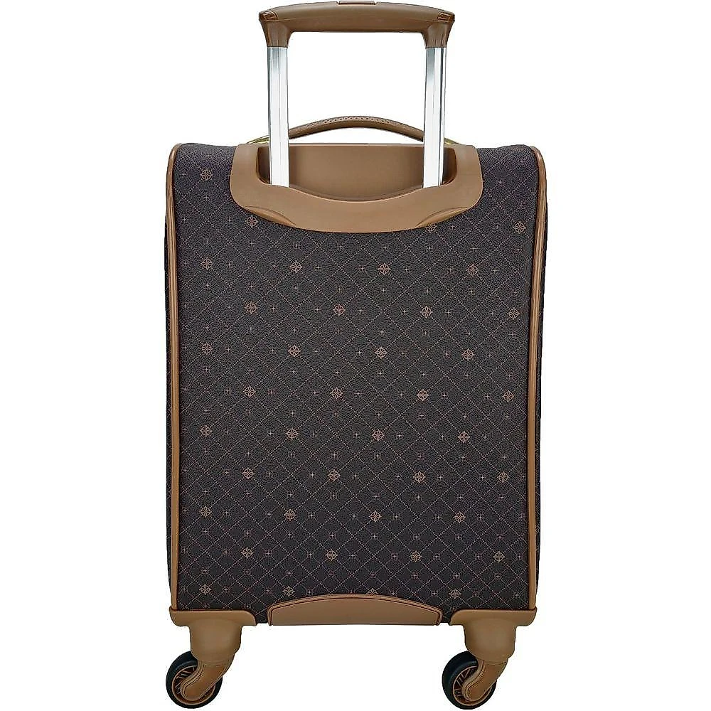 Mala De Viagem 10kg Pequena De Bordo Com Porta Notebook E Rodas 360o - Munique Gold - Lansay Café