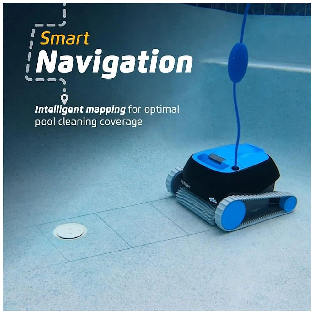 Robô Aspirador para Piscinas Dolphin Nautilus CC, Preto, Escova Ativa, Navegação Inteligente, Cesto de Filtro Top-Load, Modelo 2025, Voltagem 110V﻿
