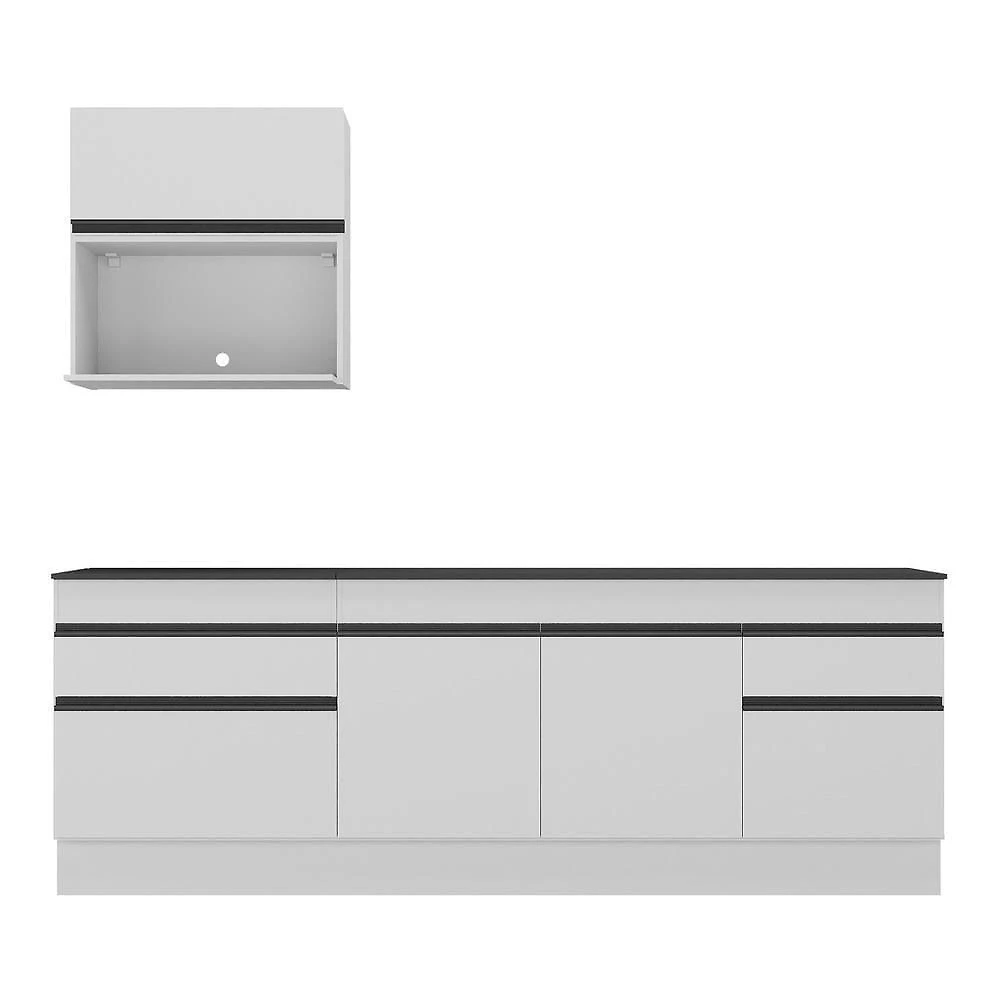 Miniatura Armário De Cozinha Compacta Mp2110.964 Branco/preto