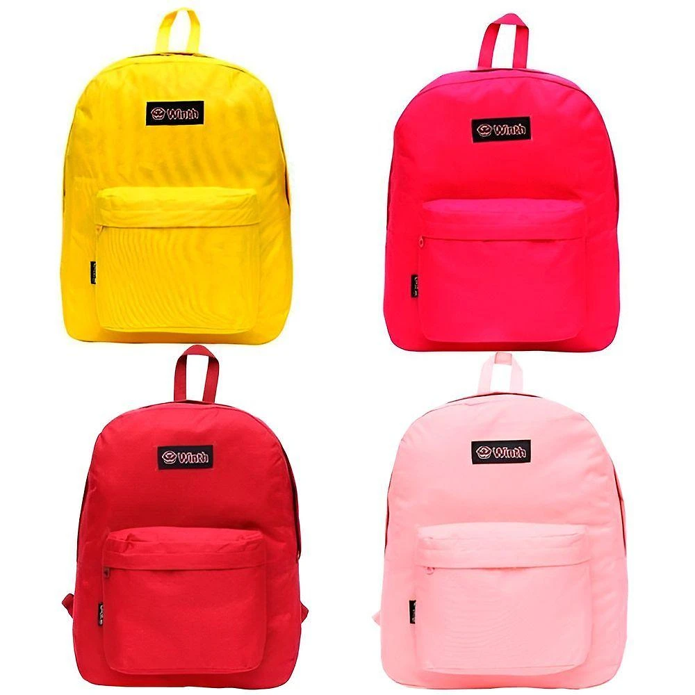 Mochila Escolar Juvenil GXM em Poliéster 43cm X 30cm X 22,5cm Rosa