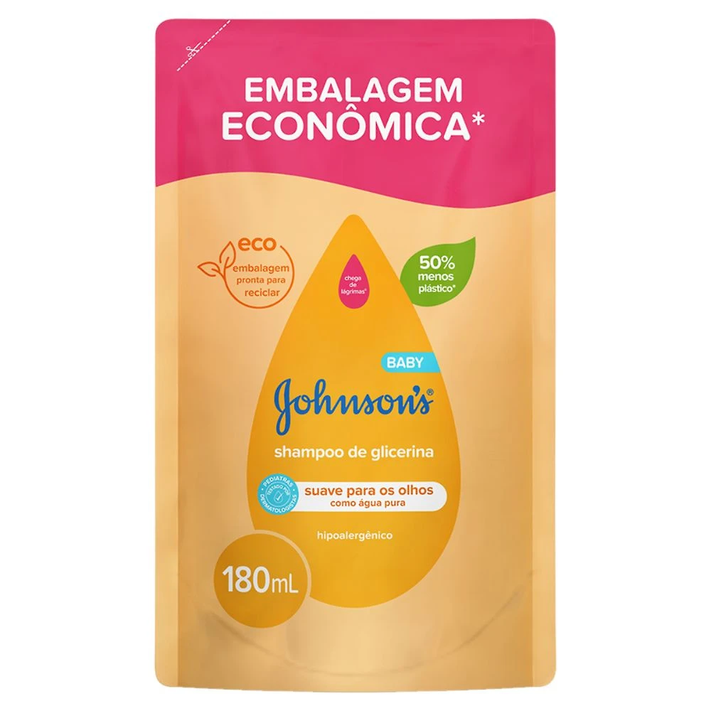 Shampoo Johnsons Baby Refil 180ml