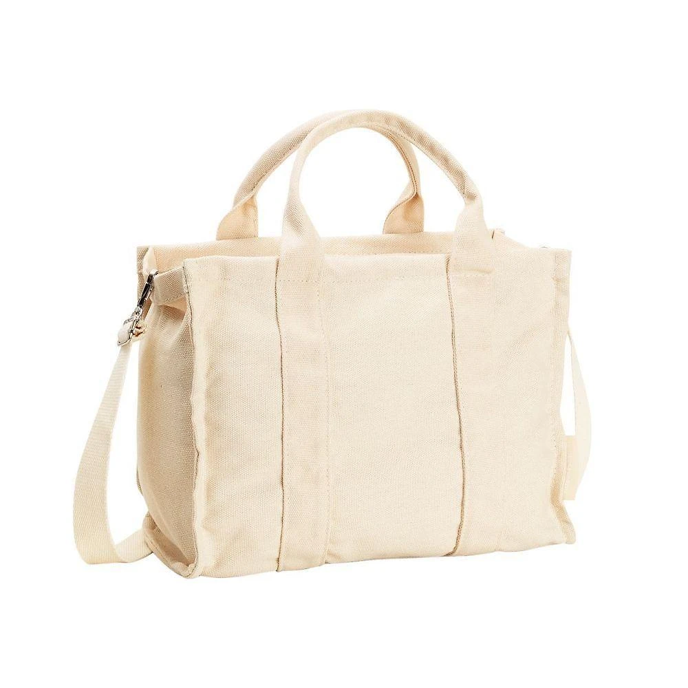 Bolsa Tote Imaginarium PI7670Y Canvas 80% Poliéster 20% Algodão Off White 6L