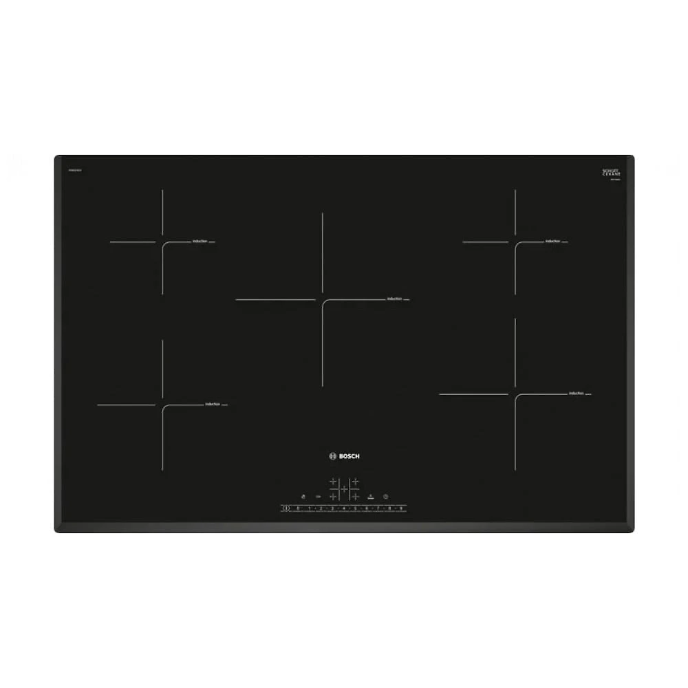 Cooktop de Indução Bosch PIV851FB1E 80 cm 5 Zonas de Cocção 220V