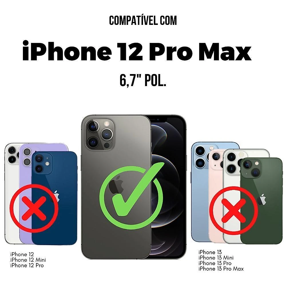 Película Para Iphone 12 Pro Max - Defender Pro - Preta - Gshield