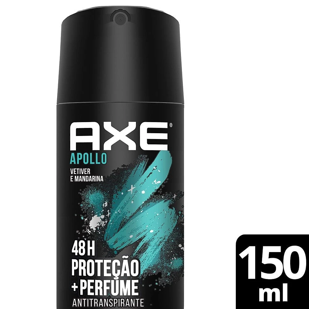 Miniatura Desodorante Body Spray Aerosol Axe Apollo 150ml