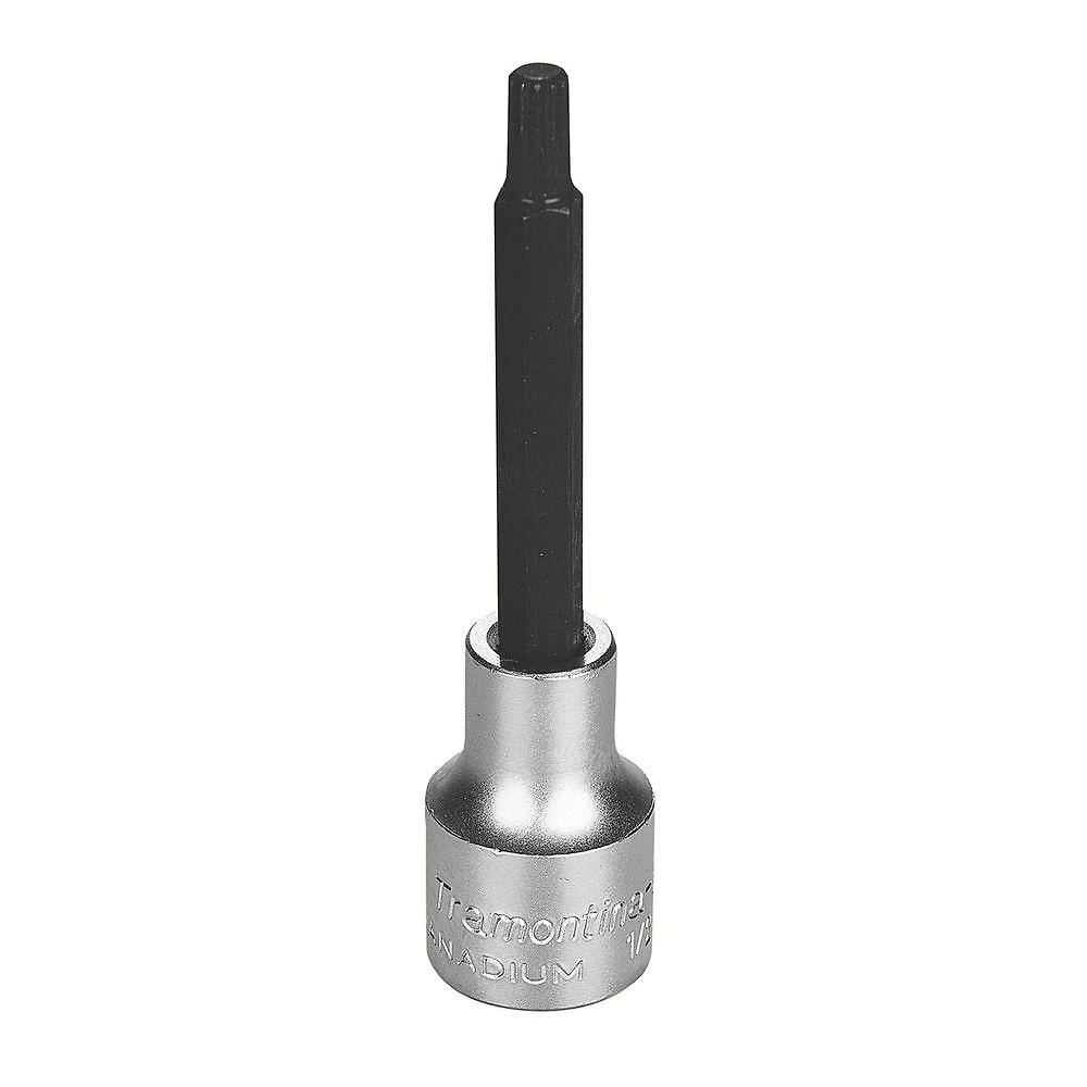 Soquete 1/2'' Multidentado 6mm Aço Crv Tramontina Pro