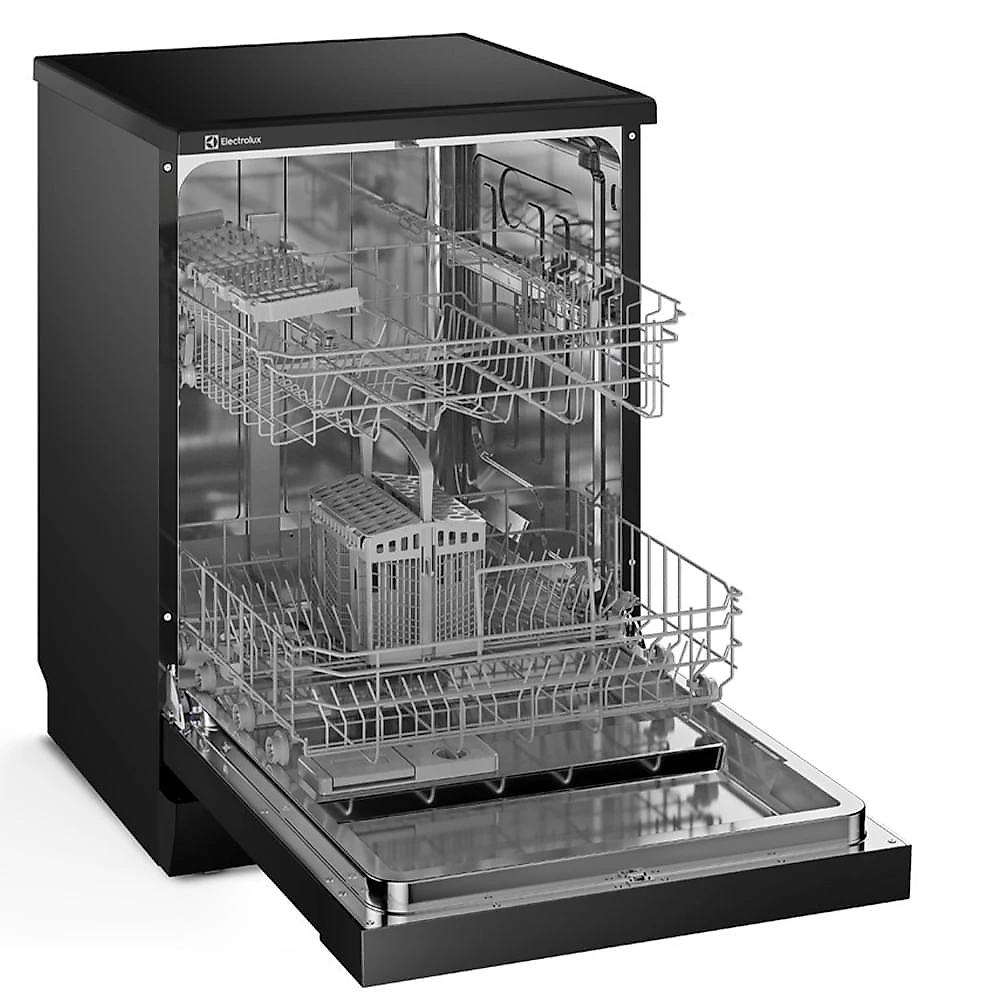 Lava-Louças Electrolux Preta, 14 Serviços com Programa Lava e Seca 50' - LP14E 110