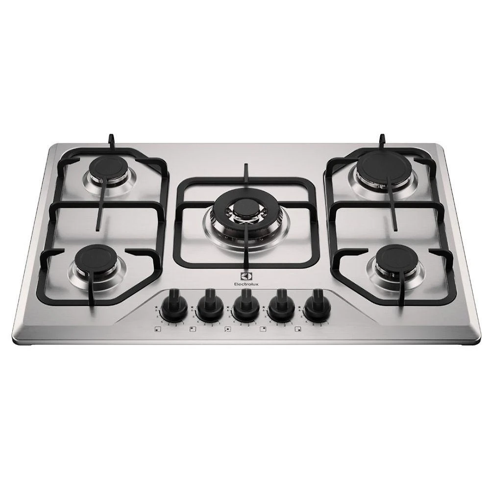 Cooktop à Gás Electrolux 5 Bocas Multi Chama Mesa Inox KE5XC Bivolt