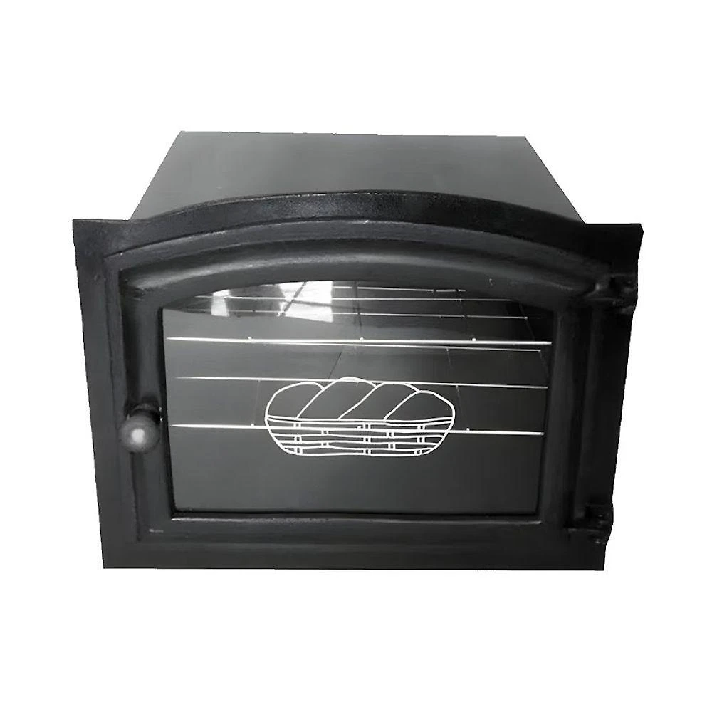 Forno a Lenha 162RIG Ferro com Porta Vidro para Fogao 48x35x30cm Rig Fundidos