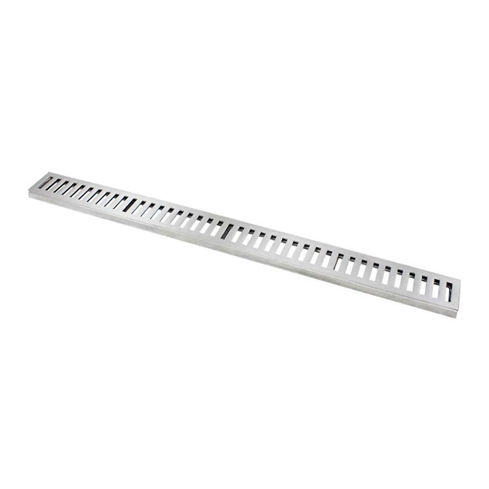 Ralo Grelha Linear 7117GDA Drenagem para Garagem Alumínio Fundido Escovado 20x100cm GDA