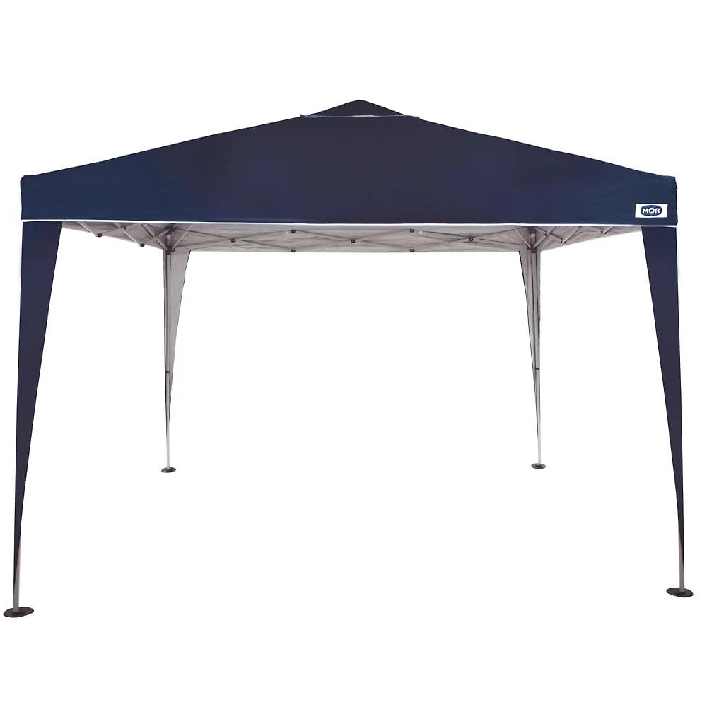 Tenda Gazebo Praia Dobrável Preta Sanfonada 3 x 3 M Mor