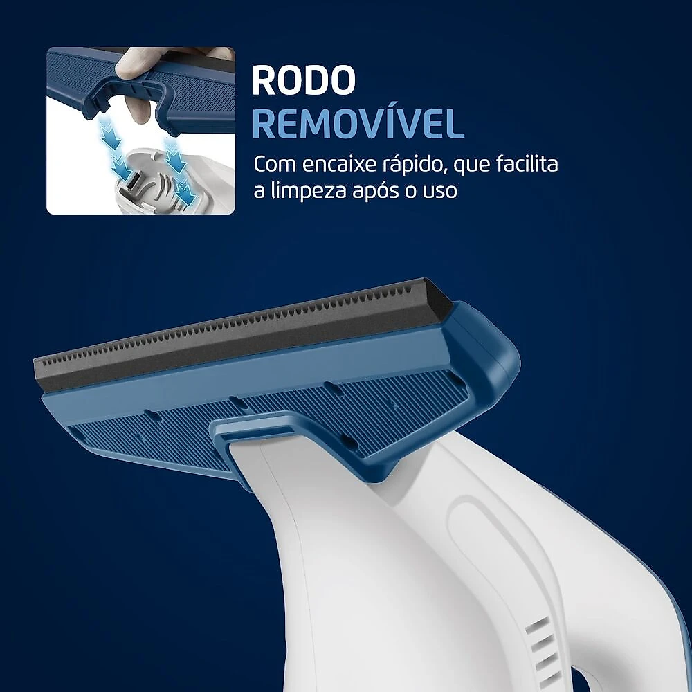 Limpador de Vidro a Vácuo Perfect Cleaner Mondial Branco/Azul LV-01-BI BIVOLT