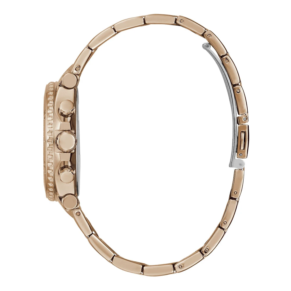 Miniatura Relógio Guess Feminino Multifunção Rose Gold GW0465L2