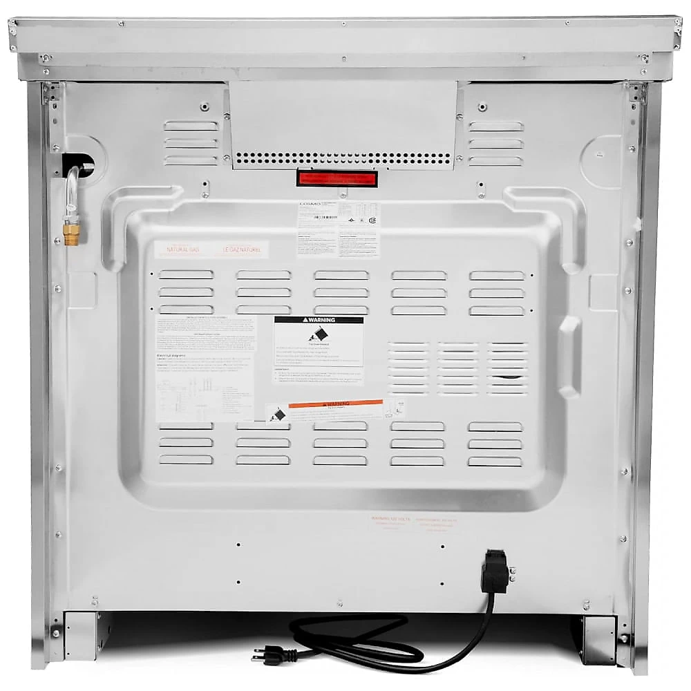 COSMO COS965AGC Fogão a Gás com Forno de Convecção Rápida e 5 Queimadores - Aço Inoxidável