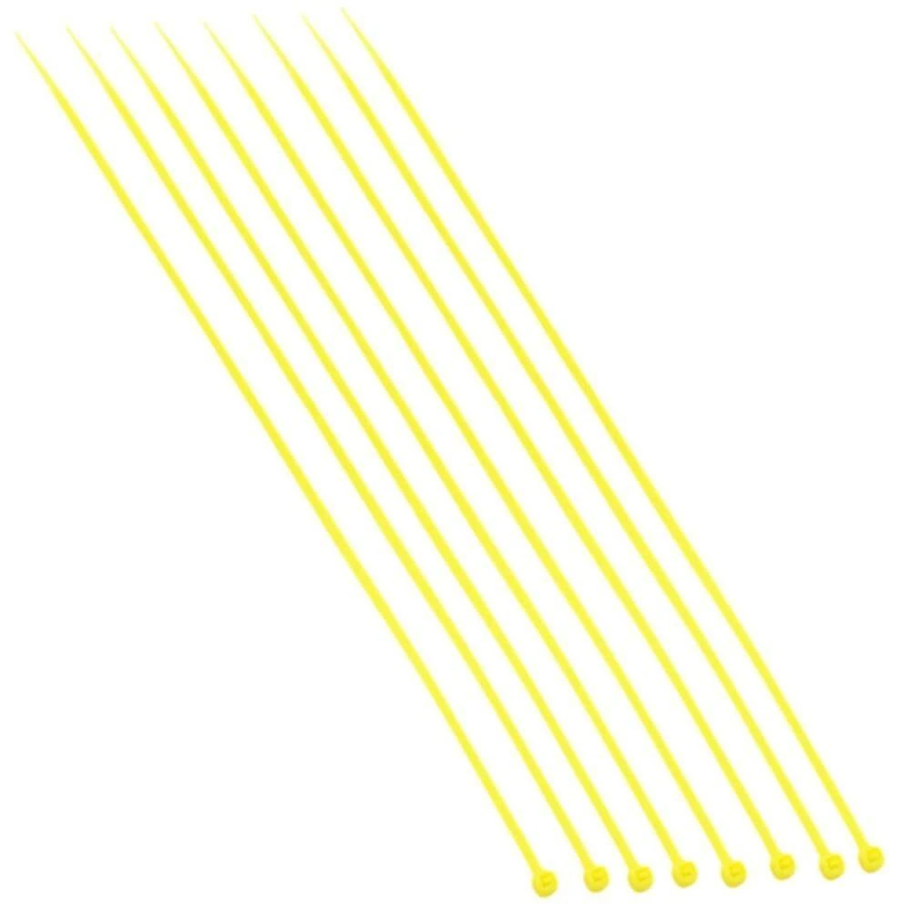 Abraçadeira de Nylon 3,6x300mm 50 Unidades Fios e Cabos Amarelo Brasfort
