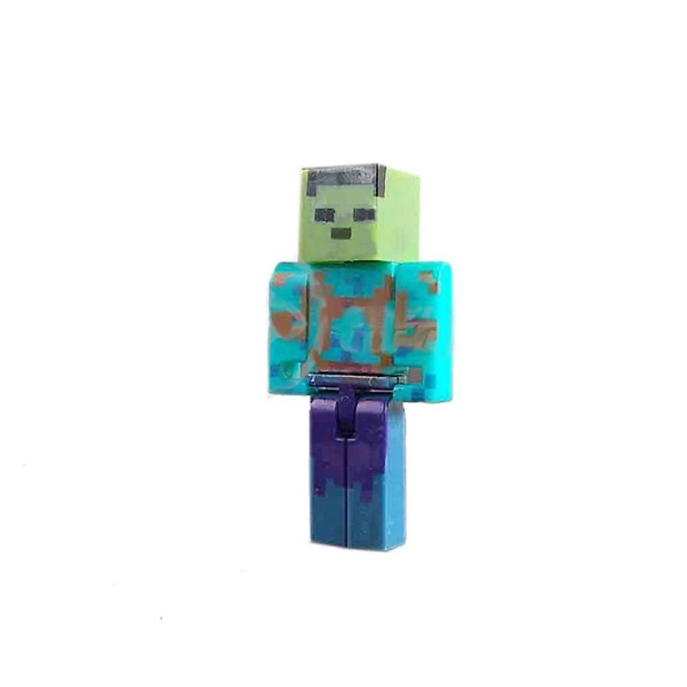 Kit 6 Cartela Minecraft Dragão 30 Bonecos + 6 Bloco Zombie