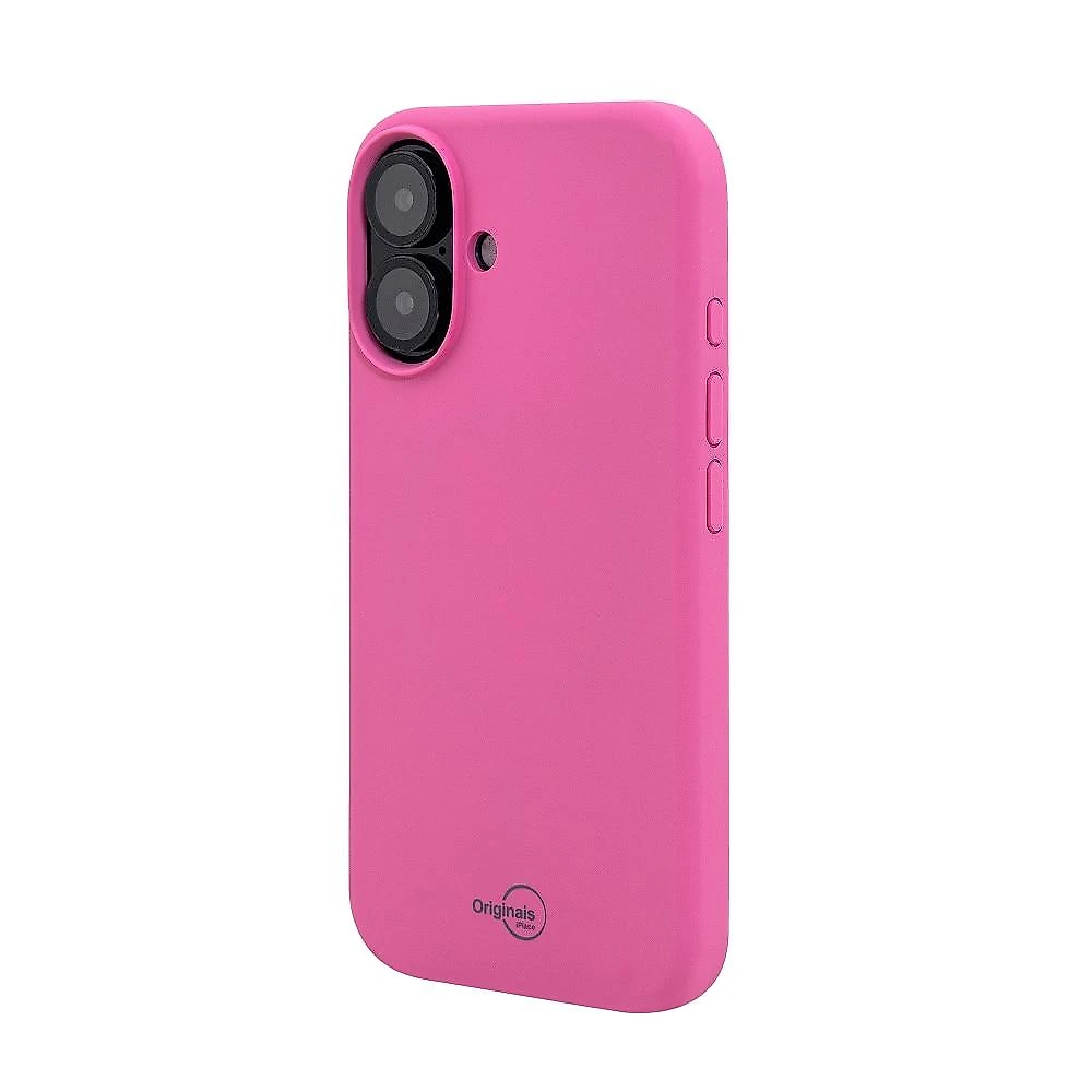 Capa iPhone 16, Originais iPlace, Silicone Essential, Pink 