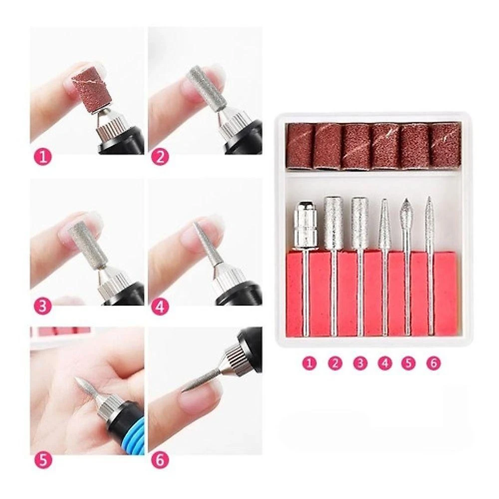 Lixadeira Lixa Motor Unha Elétrica Profissional Bivolt Rosa Bivolt