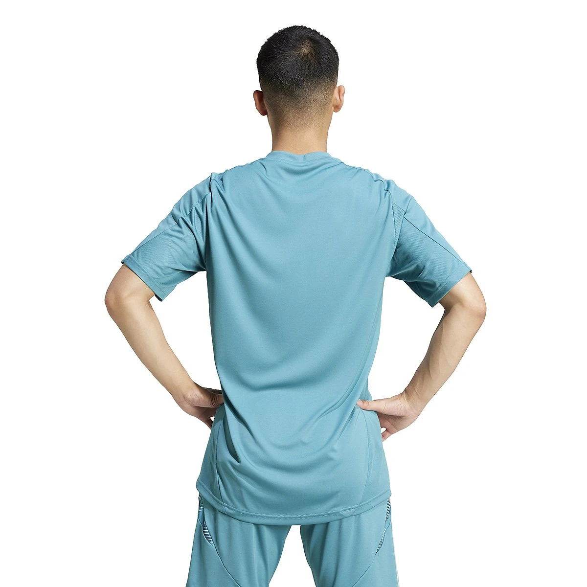 Miniatura Camisa Cruzeiro 25/26 Treino Adidas Masculina Azul Turquesa+Branco - EGG