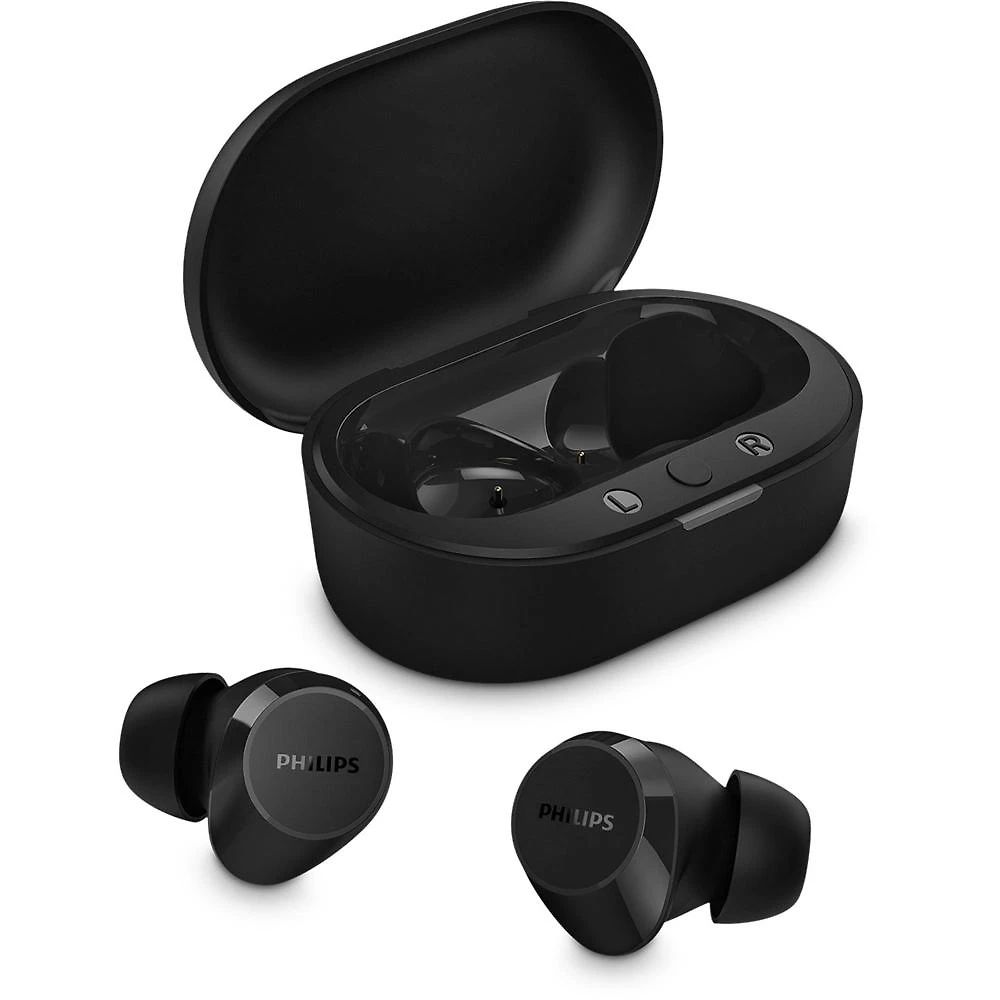 Fone de ouvido bluetooth philips tat1209bk/00 com microfone - preto