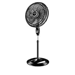Ventilador de Coluna Mondial VTX-50C-8P 50cm 150W Turbo 8 Pás Silencioso Preto