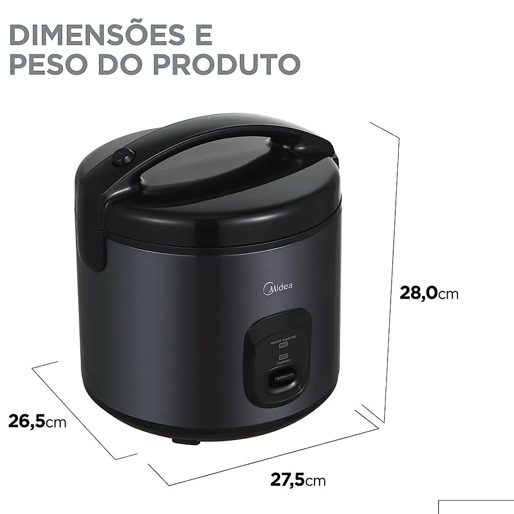Panela de Arroz Elétrica 5L Midea - PAE50 110