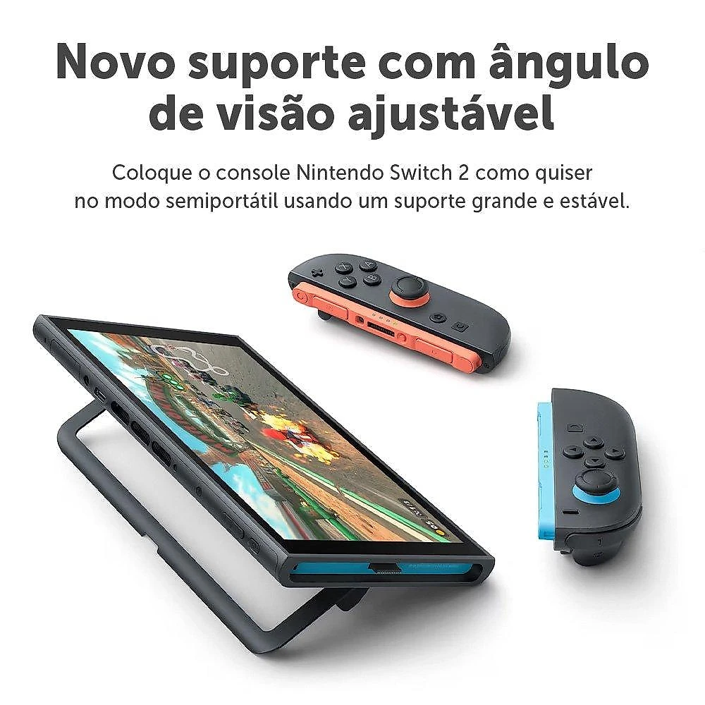 Console Nintendo Switch 2, 256GB, Preto, Azul e Vermelho
