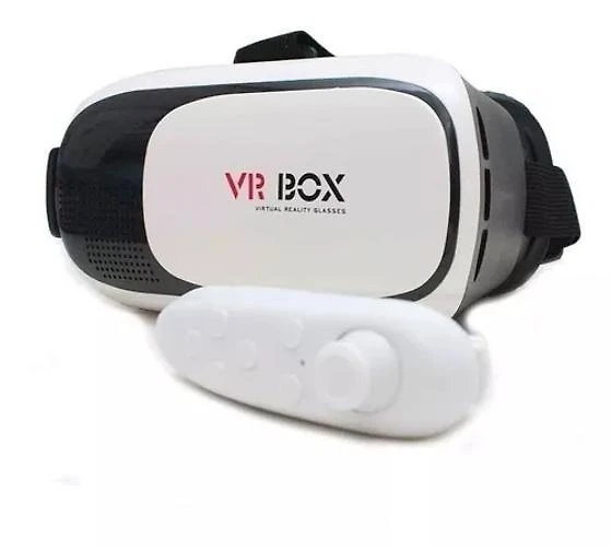 Miniatura Óculos VR Box 2.0 + Controle - Realidade Virtual 3D
