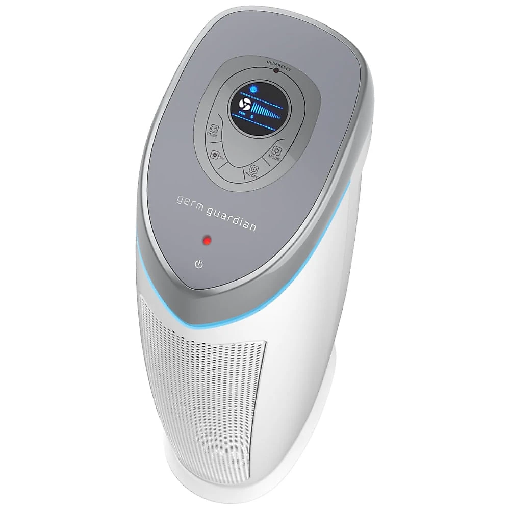 Purificador de Ar GermGuardian com Filtro True HEPA Pet Pure, Remove 99,97% dos Poluentes, Ideal para Alergias, Cobertura de Grandes Ambientes de até