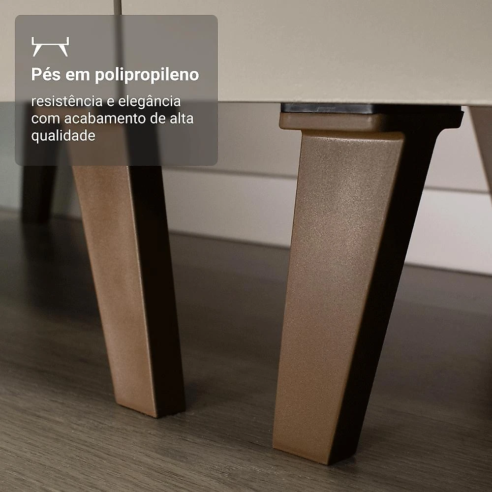 Armário de Cozinha Completa 260 cm Crema Nice Madesa 04