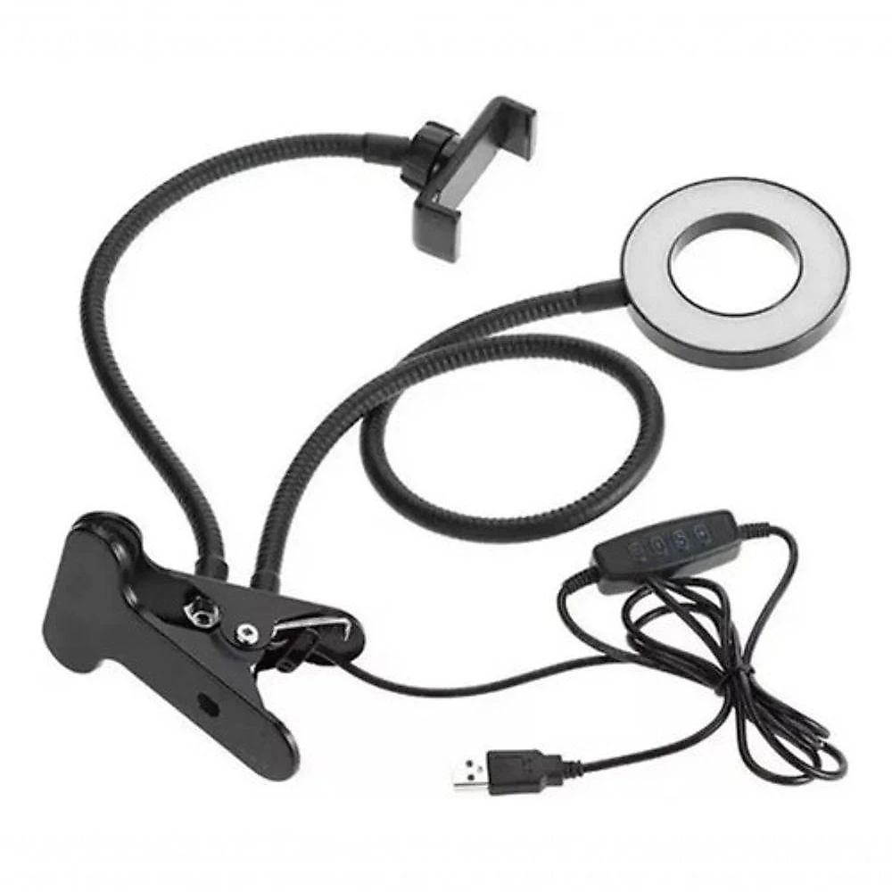 Ring Light De Mesa Para Celulares - Vídeos E Fotos Com Iluminação De Qualidade