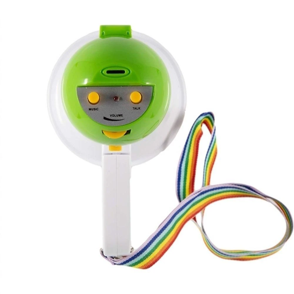 Megafone Portátil Mini Gravador Sirene Musical Dobrável a Pilha