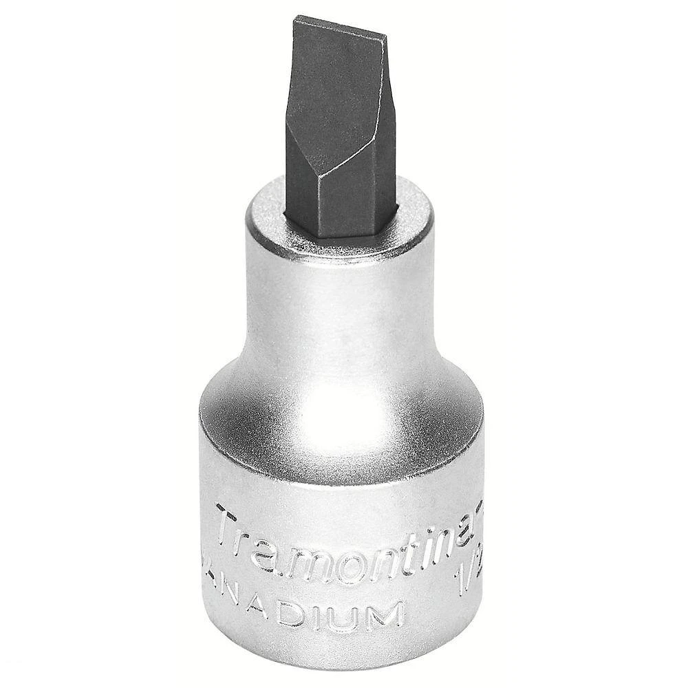 Soquete Em Aço Cromo Vanádio Ponta Chata Tamanho 5,5 - Encaixe 1/2" Tramontina Pro Tramontina