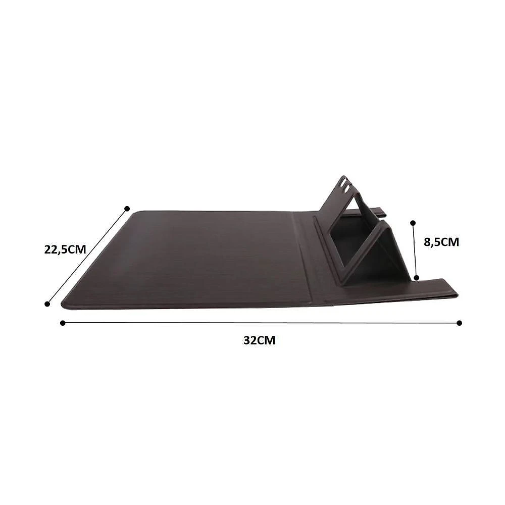 Mousepad com Carregador de Indução 3 em 1 Carregamento sem Fio Rápido 15W Design Dobrável