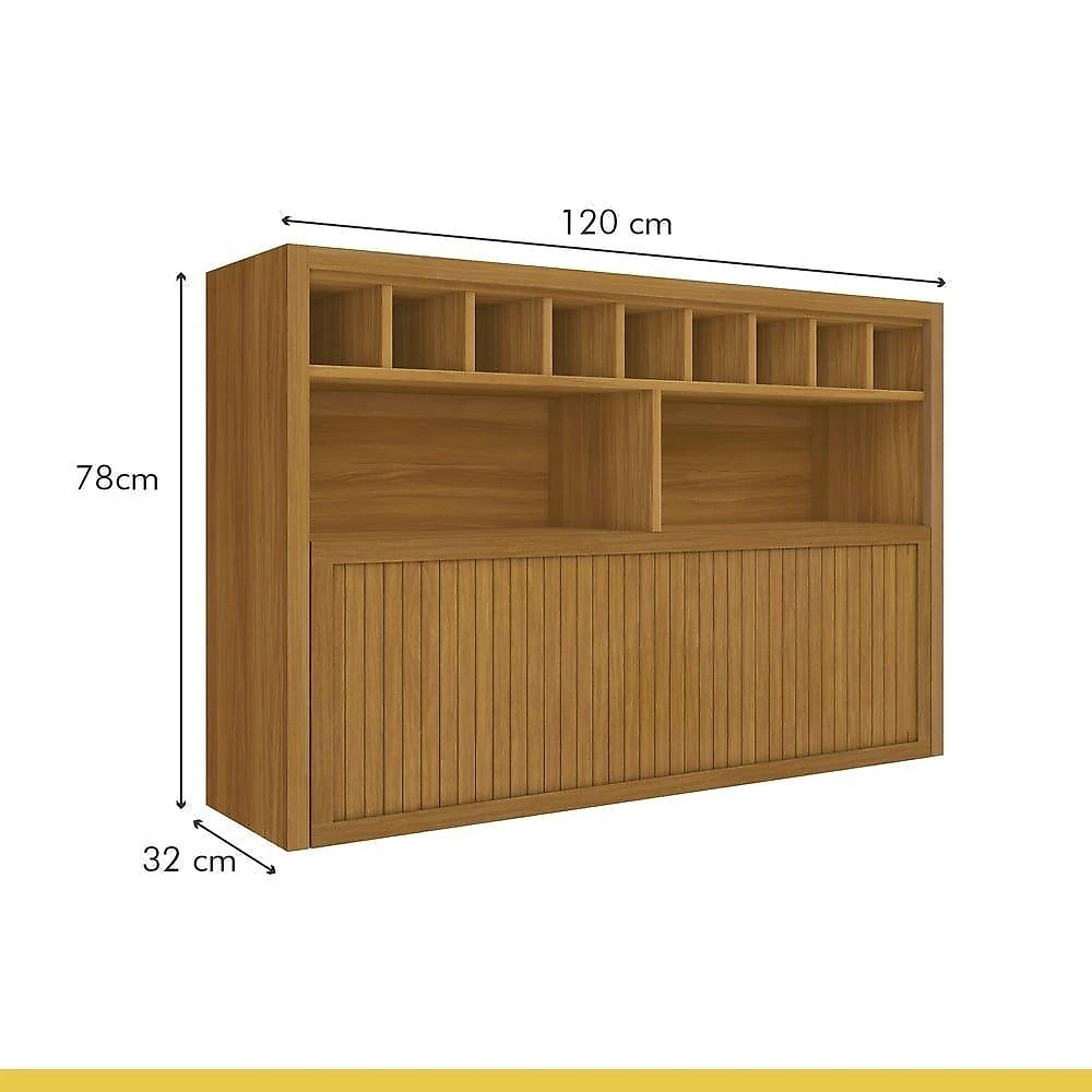 Cozinha 9 Peças ângulo Torre Quente 100% Mdf Imperatriz Nesher