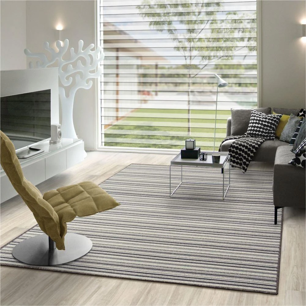 Tapete Aruba Arrecife G57 200CM X 250CM Polipropileno Base Confortex Cinza Tapetes São Carlos