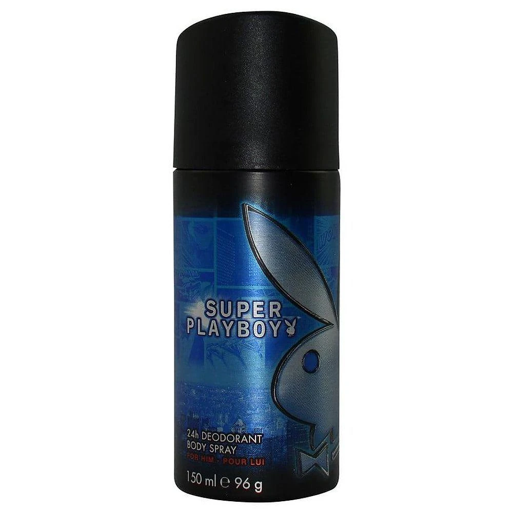 Água de Cheiro Masculina Playboy Super Spray Corporal 150ml