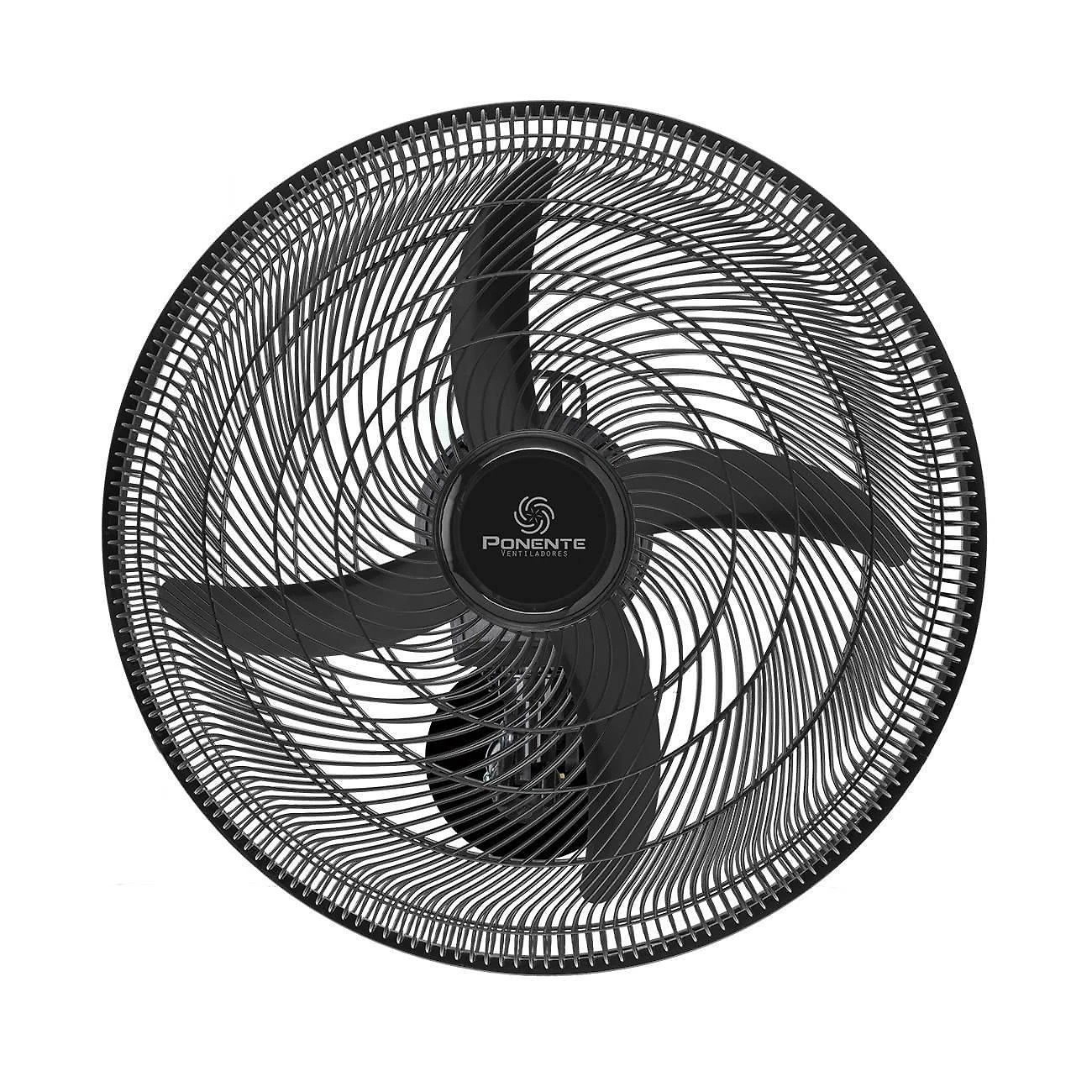 Miniatura Ventilador De Parede Ponente Preto Four 50Cm 4 Pás 127V Preto - Ventilador - Ponente - 130 w - Parede - De parede - 127 v