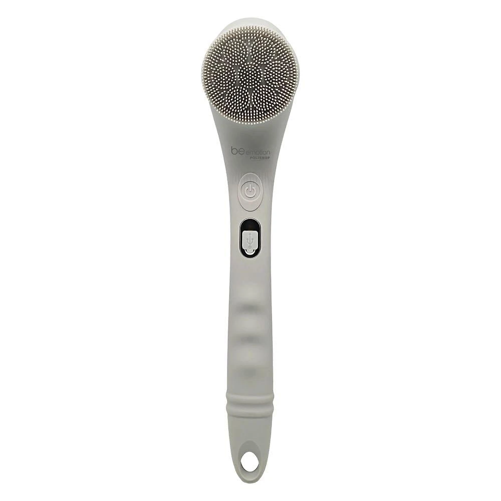 Escova Elétrica de Banho Spin Spa 4 em 1 2 Níveis Cinza Be Emotion