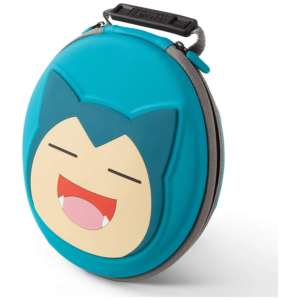 Estojo PowerA Pokémon Snorlax para Nintendo Switch e Switch Lite com interior moldado e armazenamento para jogos
