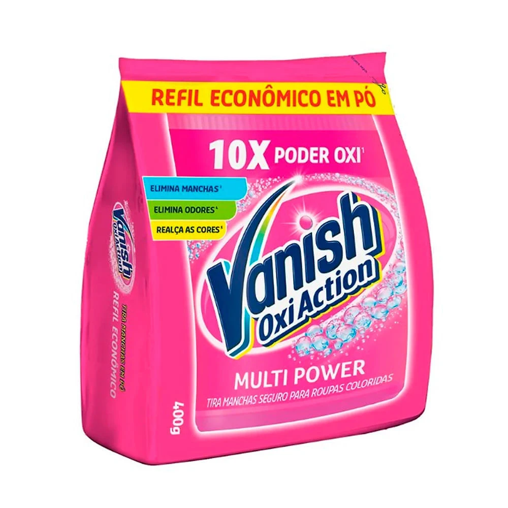 Alvejante Vanish Oxi Acion Refil Econômico em Pó 400g