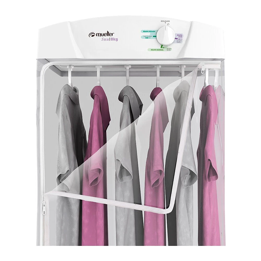Secadora de Roupas de Parede Sun Mueller 8Kg Branco - 110V